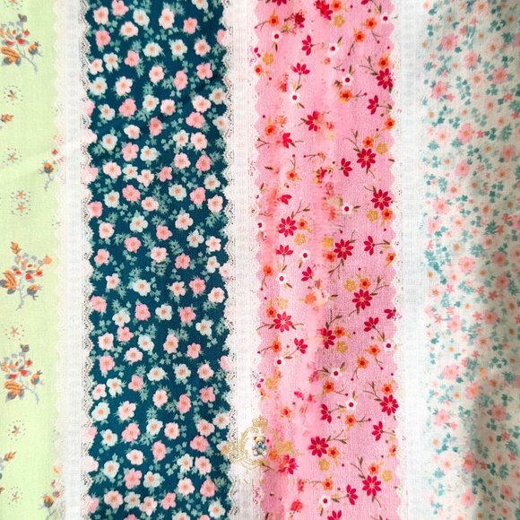 NWT Pretty Girls Luna Pants Comfy Loose Fitting Bohemian Botanicals Patchwork 3T - Picture 4 of 4